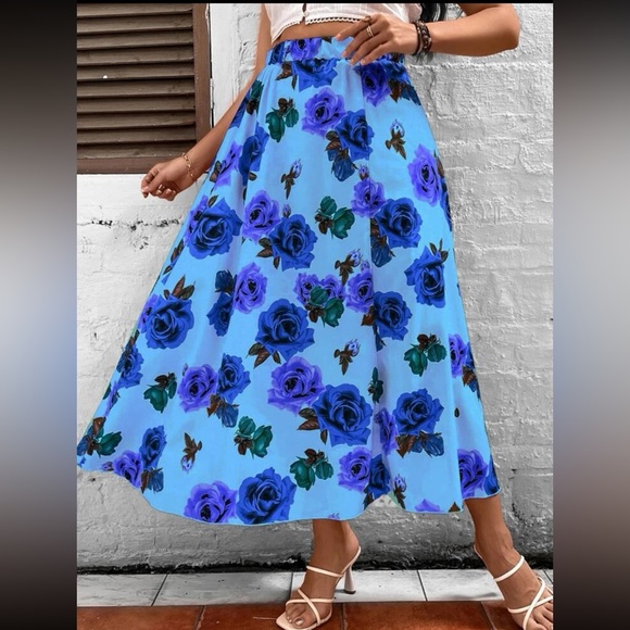 🪻 Floral Midi Skirt 🪻 - Picture 6 of 9